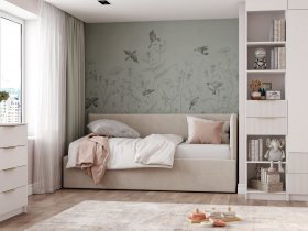 Диван-кровать Бенто (крем) в Уяре - uyar.mebel-nsk.ru | фото