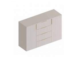 Комод с 4 ящ., 2створ. «Тефия» (тефия/софт сантьяго) в Уяре - uyar.mebel-nsk.ru | фото