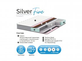 Матрас Silver Five в Уяре - uyar.mebel-nsk.ru | фото