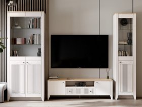 Модульная стенка Валенсия в Уяре - uyar.mebel-nsk.ru | фото