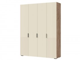 Шкаф четырехстворчатый (комби) Соната ШК-04 в Уяре - uyar.mebel-nsk.ru | фото