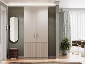 Шкаф двухстворчатый Эккервуд (Нью) (меланж) в Уяре - uyar.mebel-nsk.ru | фото