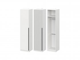Шкаф ШК-50 Эккервуд (белый) в Уяре - uyar.mebel-nsk.ru | фото