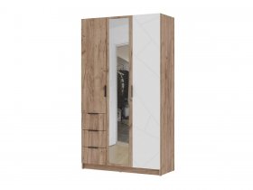 Шкаф трехстворчатый 1200 ШК-03 Орегон в Уяре - uyar.mebel-nsk.ru | фото