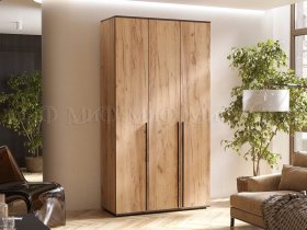 Шкаф трехстворчатый Норд (дуб крафт) в Уяре - uyar.mebel-nsk.ru | фото