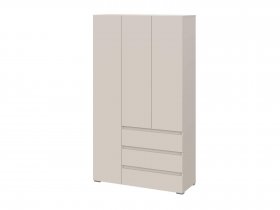 Шкаф трехстворчатый с ящиками Люмо ШК-06 в Уяре - uyar.mebel-nsk.ru | фото