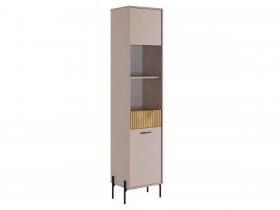 Стеллаж Доминика (кашемир/дуб крафт золотой) в Уяре - uyar.mebel-nsk.ru | фото