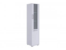 Стеллаж Лайт-2 (белый/белый) в Уяре - uyar.mebel-nsk.ru | фото