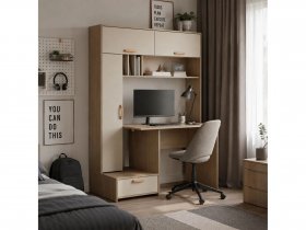 Стол письменный Лайт 03.243  (плэйн/сатин) в Уяре - uyar.mebel-nsk.ru | фото