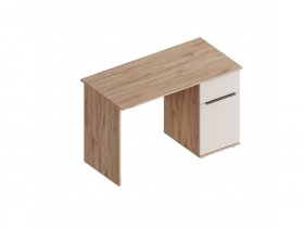 Стол письменный Правый Сицилия (дуб альпийский/тефия) в Уяре - uyar.mebel-nsk.ru | фото