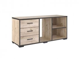 Тумба 1200 Тм075.0 Гермес лофт (дуб крафт серый) в Уяре - uyar.mebel-nsk.ru | фото